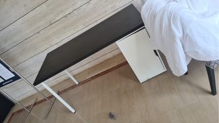 Escritorio Ikea Negro Madera