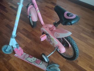Bicicleta infantil rosa Btwin