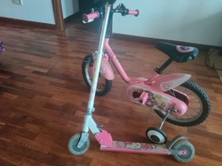 Bicicleta infantil rosa Btwin