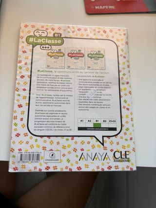 Libro de francés B1 anaya