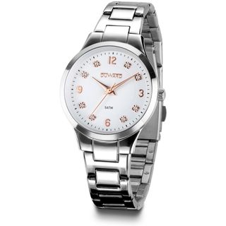 Reloj Duward Mujer Plata y Blanco