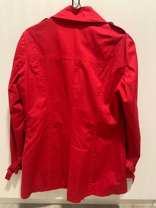 Gabardina Porqué Roja Talla L