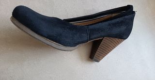 Zapatos Chamby Piel Negros ANTE