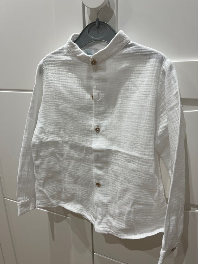 Camisa blanca niño 7 años