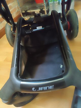 Carrito Jané Rider + capazo + silla + extras.
