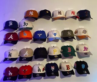 Gorra New Era Beige y Negra LA