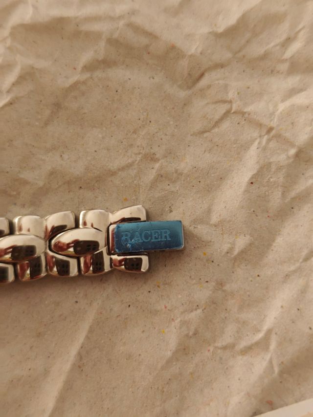 Reloj Racer Plateado y Blanco