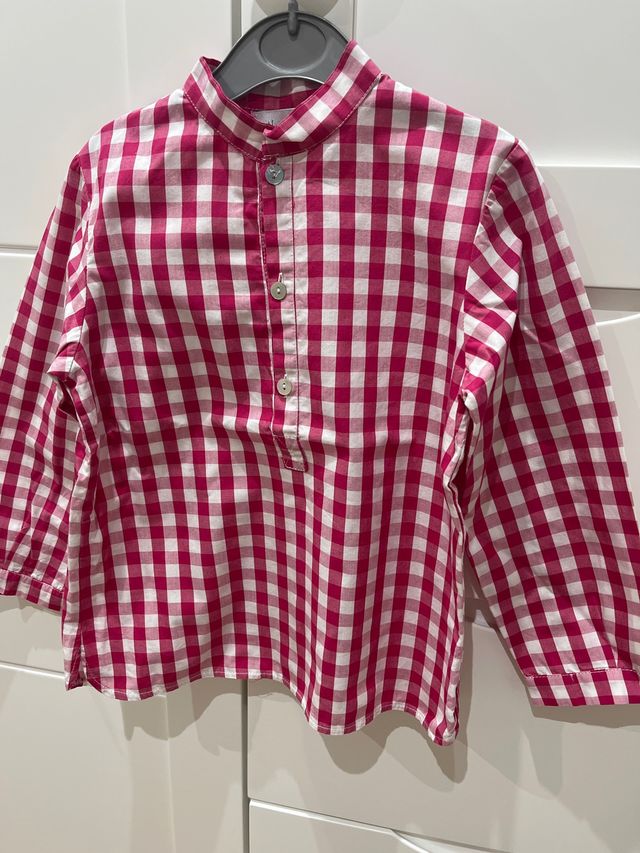 Camisa cuadros vichy niño 5 años