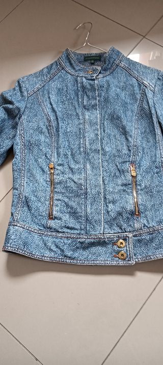 Giubbotto jeans Borbonese blu tg 40