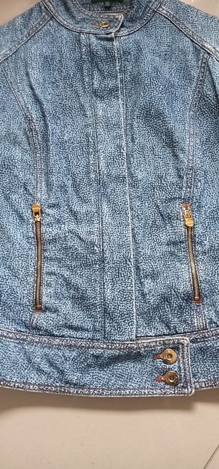 Giubbotto jeans Borbonese blu tg 40