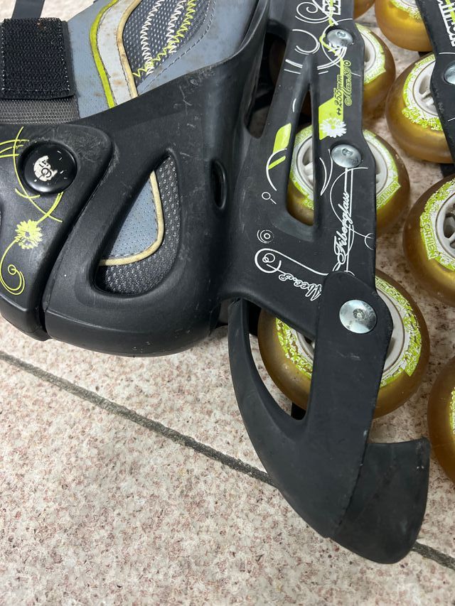 Patines en línea ajustables adulto/juvenil