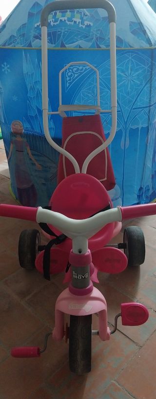 Triciclo para niña rosa