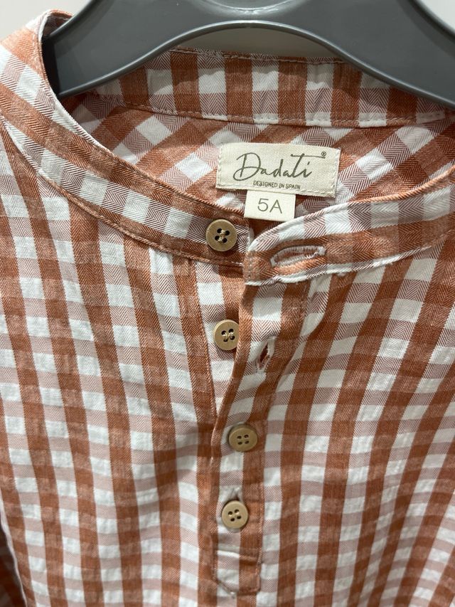 Camisa cuadros vichy Dadati 5 años