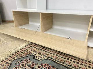 MUEBLE DE TELEVISION CON MODULOS BLANCO CAMBRIA