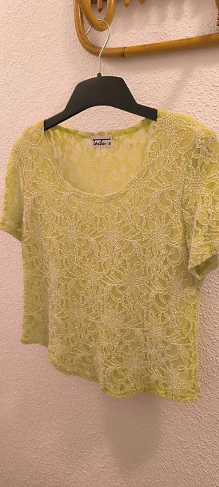 Chaqueta Tachini's Beige Mujer. Con blusa compañer