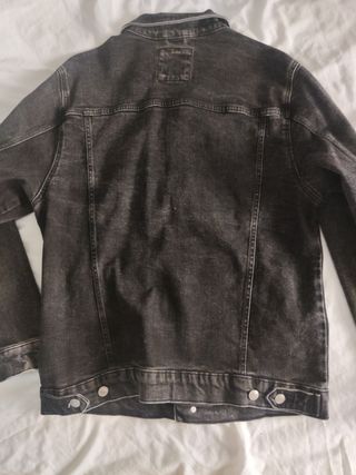 Chaqueta Vaquera Zara Man Negra