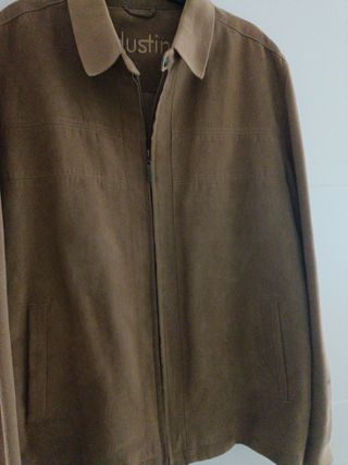 Chaqueta de ante para hombre