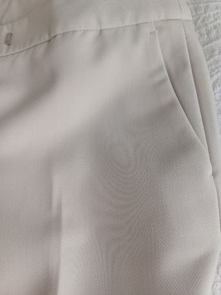 Pantalón vestir blanco
