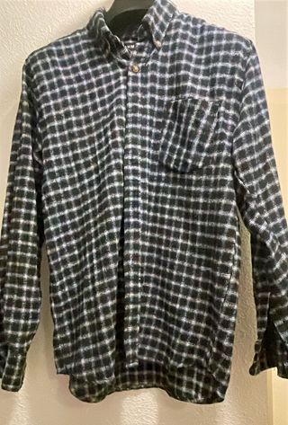 Camisa Leñador Franela Azul Marino Talla M