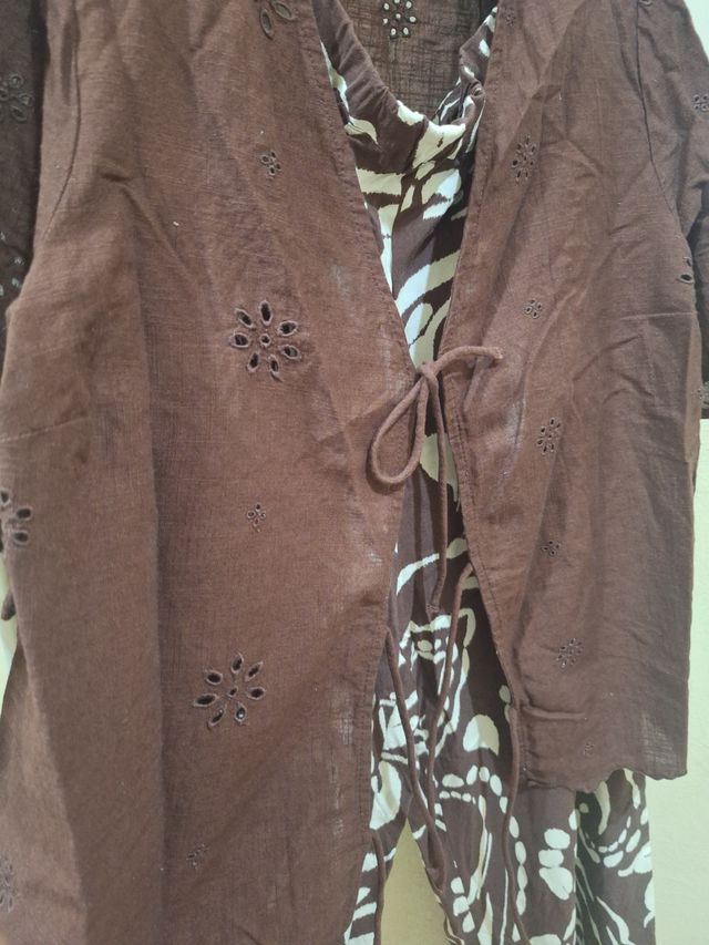 Completo pantalone e giacchetto marrone