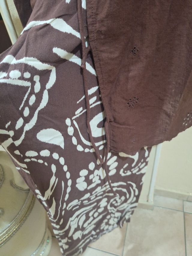 Completo pantalone e giacchetto marrone