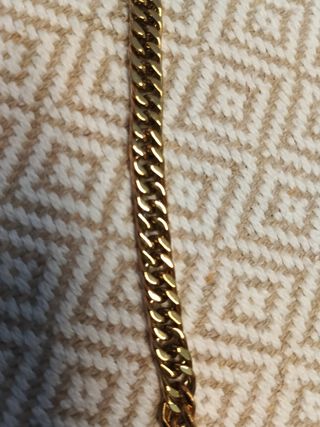 Pulsera Cartier Chapada en Oro 22cm