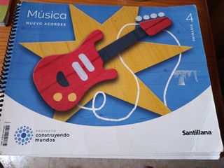 Libro Música Santillana Nuevo Acordes 4 Primaria
