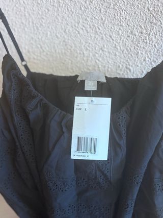 Vestido Negro H&M tirantes