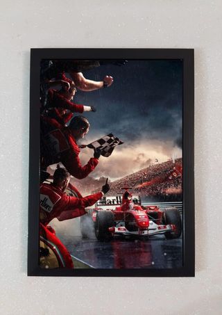 Quadro poster Michael Schumacher Ferrari f1