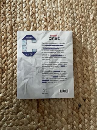 Ejercicios de sintaxis 1º y 2º para la ESO