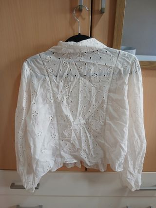 Camisa blanca Zara talla M