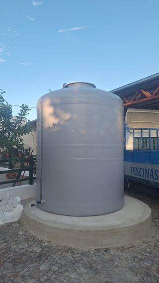 Depósito de fibra para agua 