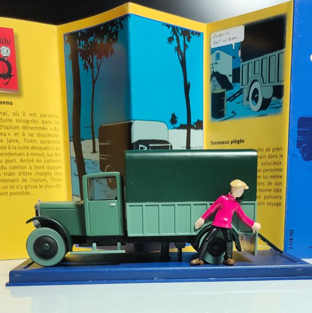 Camión del opio de las Aventuras de Tintín