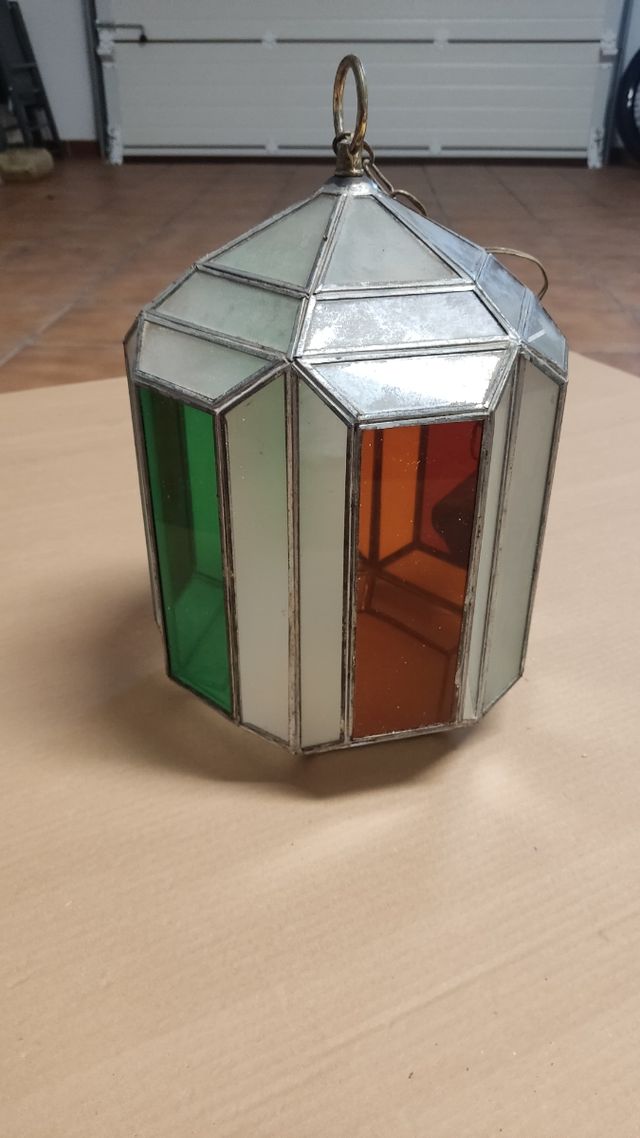 Lámpara Granadina Vidrieras