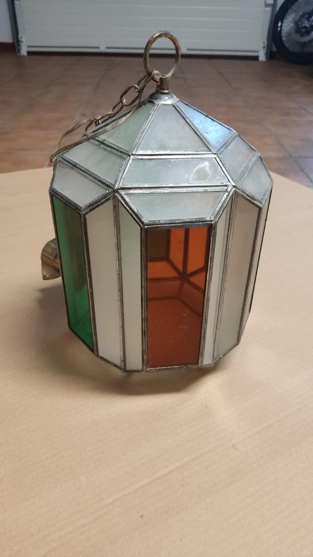 Lámpara Granadina Vidrieras