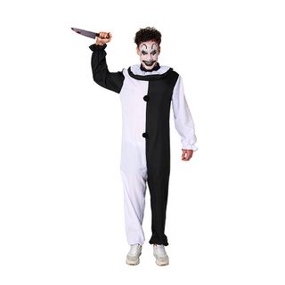 Disfraz Payaso Asesino Blanco y Negro