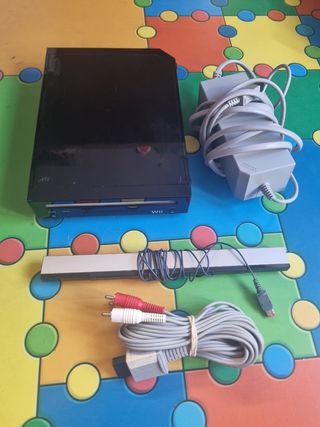 Consola Wii Negra Nintendo