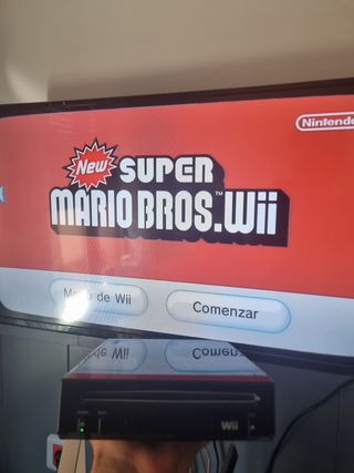 Consola Wii Negra Nintendo