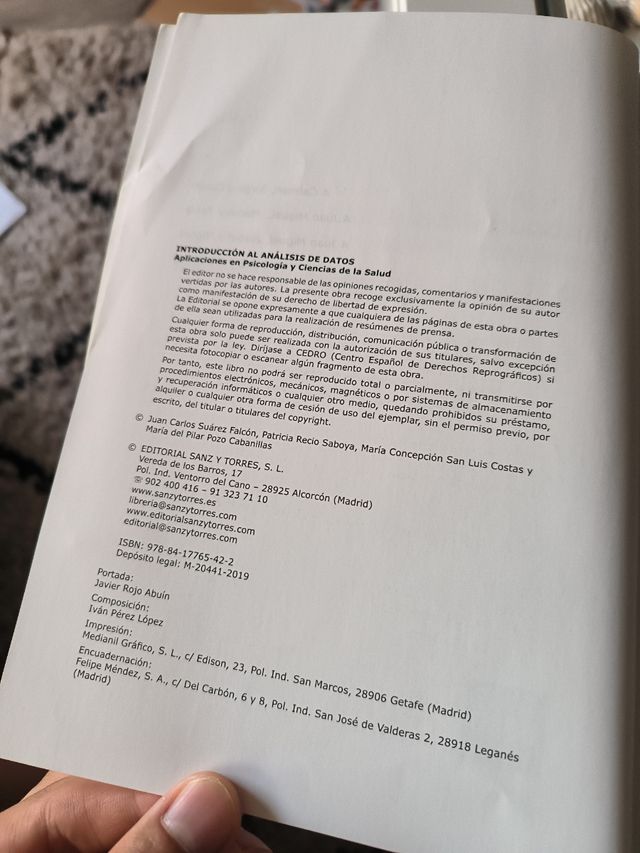 Introducción al Análisis de Datos: Aplicaciones...
