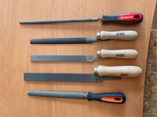 Juego de limas de metal