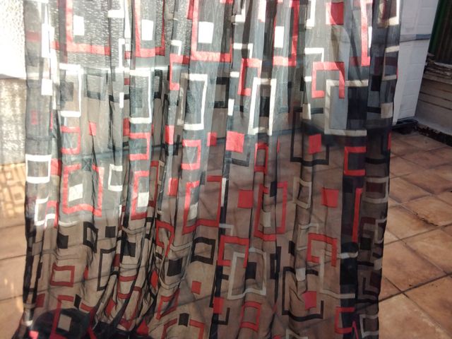 Cortinas Chiffon Geométricas