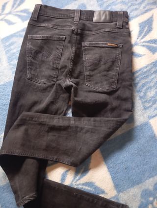 Pantalones Nudie Jeans Talla 40 Negros