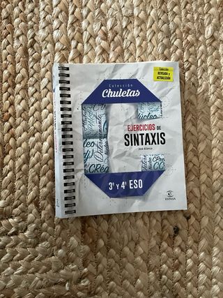 Ejercicios de sintaxis 3º y 4º para la ESO