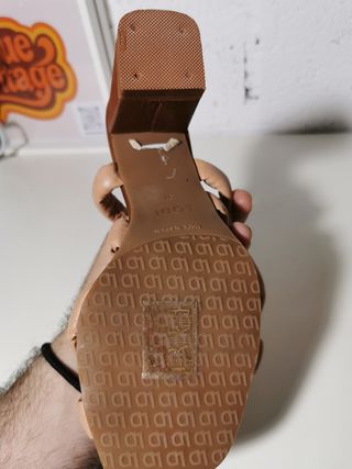 Sandalias tacón Lodi piel talla 37