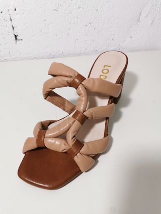 Sandalias tacón Lodi piel talla 37