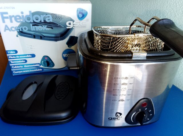 Freidora Acero Inox 1 Litro marca GSC