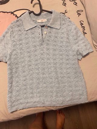 Jersey Polo MNG Azul Talla L