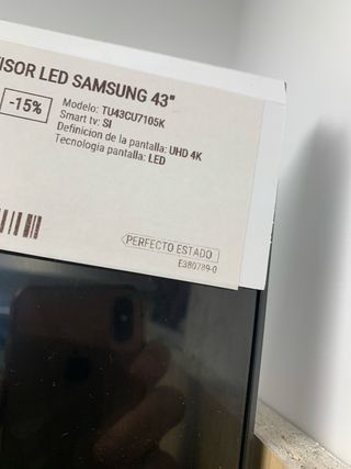 TELEVISOR SAMSUNG 43 PULGADAS