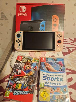 Nintendo Switch Beige + 2 Juegos
