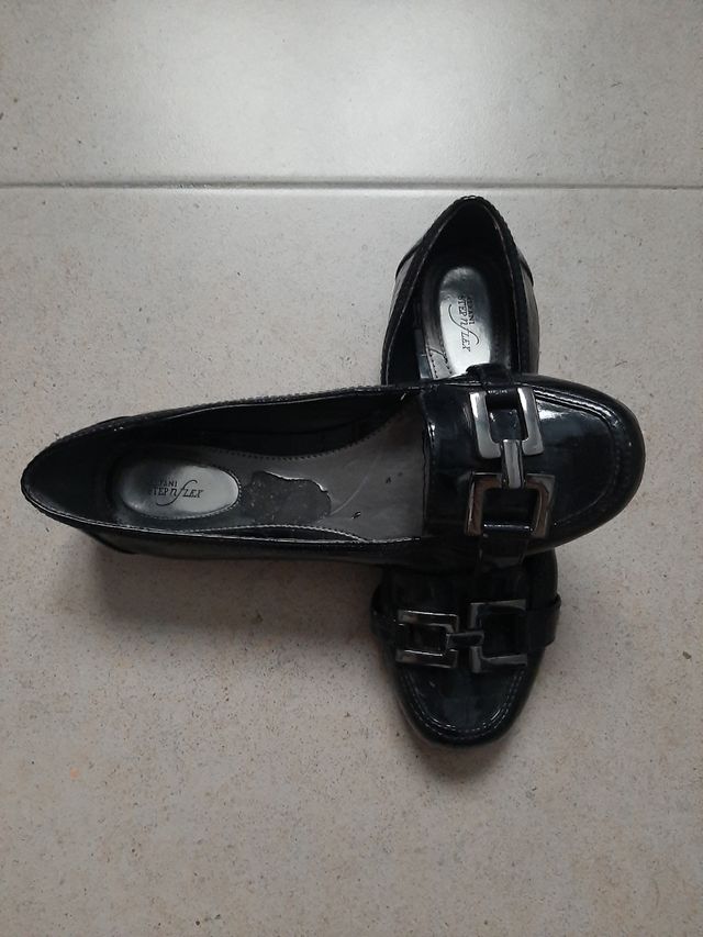 Zapatos charol negro Alfani Step 'N Flex mujer
